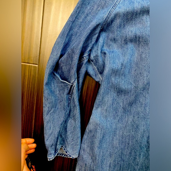 COS Zip Denim Dress size 12 good condition - Picture 6 of 8